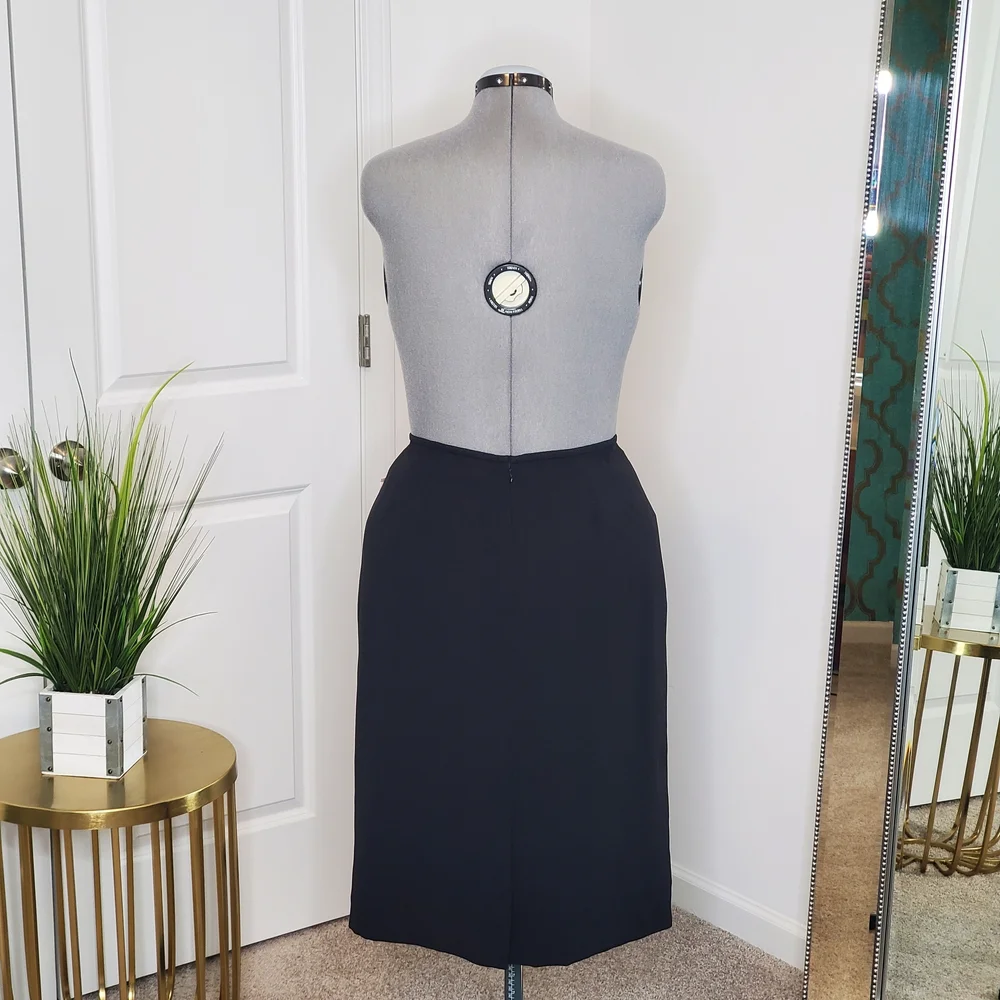 Le Suit Women's Houndstooth Blazer and Skirt Set (Size 12) - Picture 12 of 15